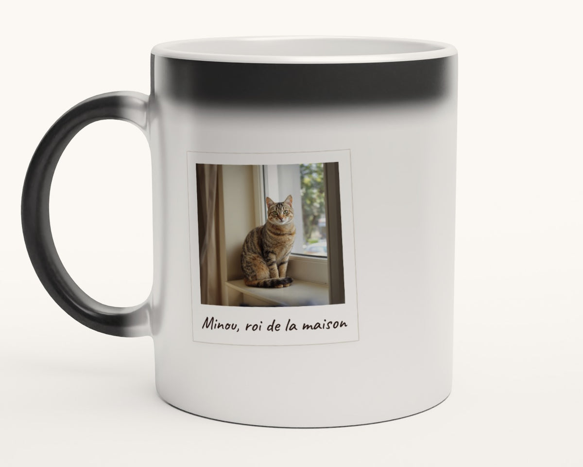 Mug personnalisé avec la photo de votre chat – mug magique