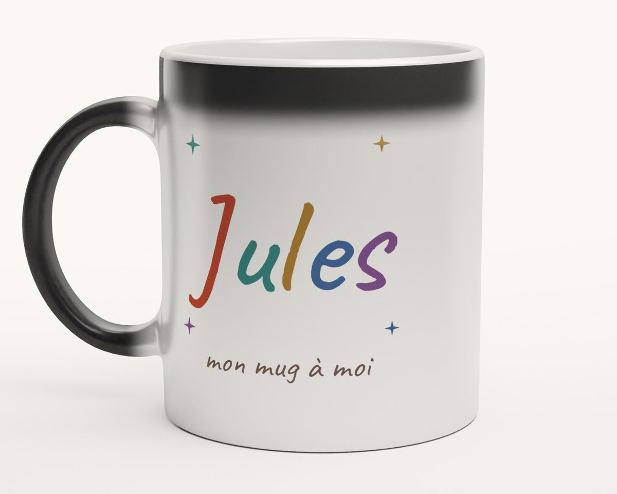 Mug enfant personnalisé avec son prénom – mug magique
