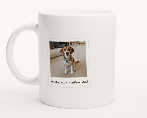 Mug personnalisé avec la photo de votre chien – photo produit