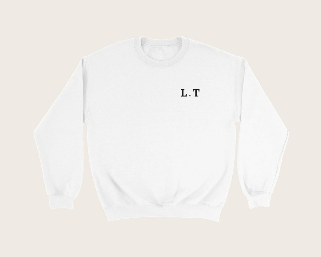 Sweat brodé initiales