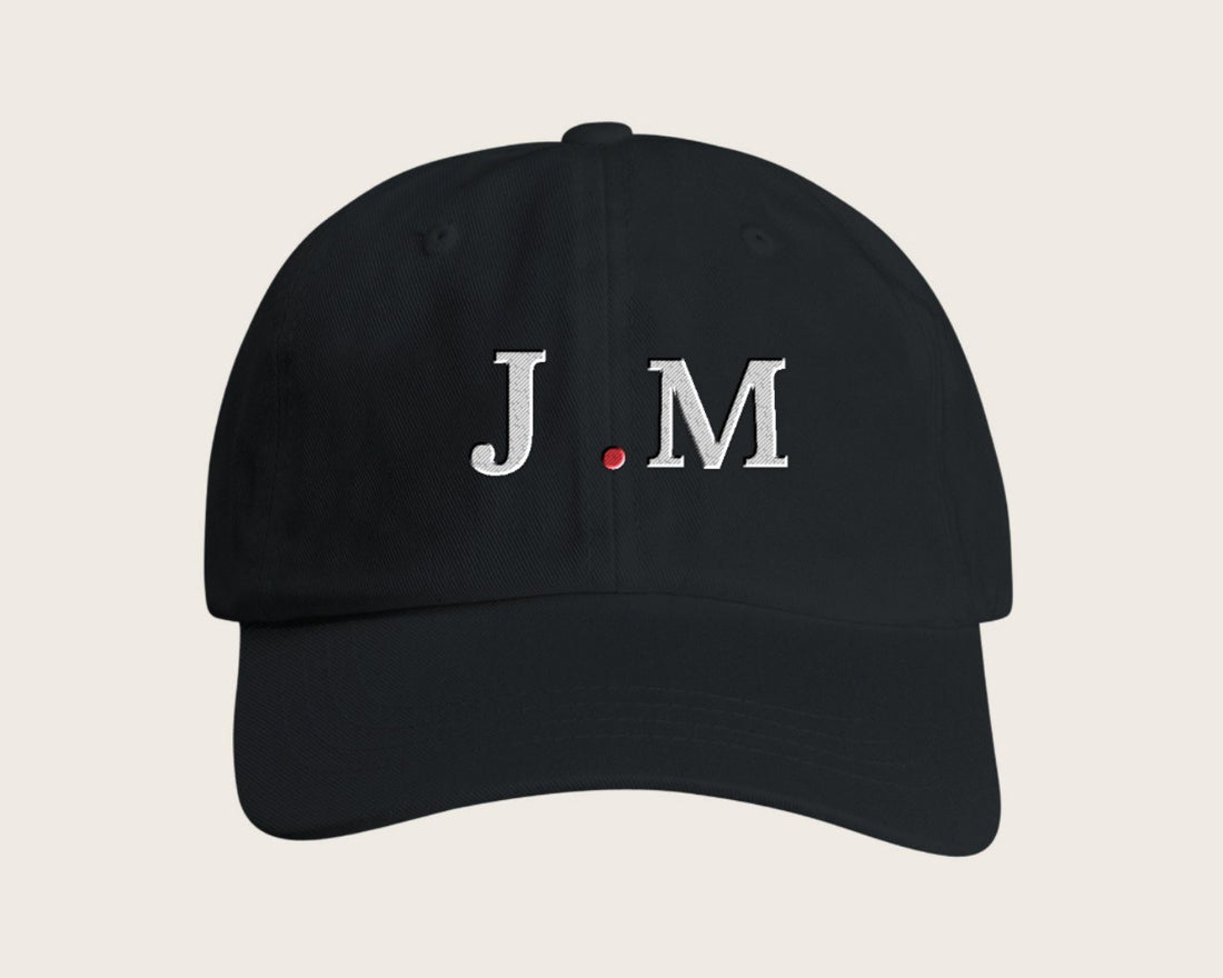 Casquette brodée initiales