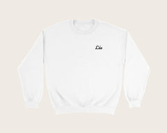 Sweat personnalisé brodé avec votre texte