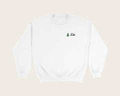 Sweat de Noël brodé personnalisé avec prénom
