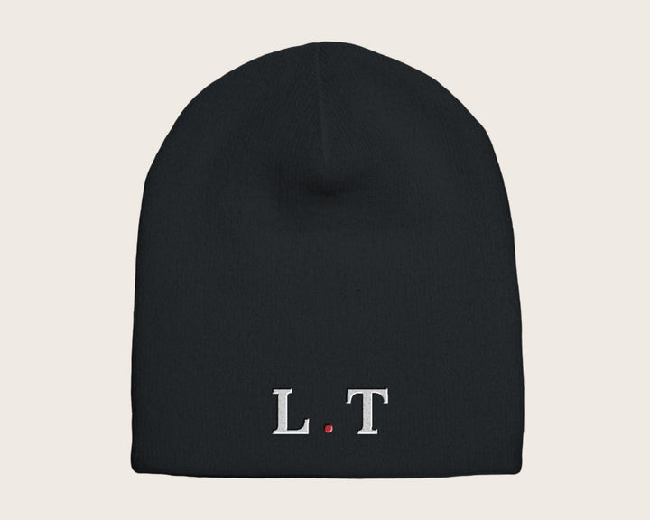Bonnet brodé personnalisé avec initiales