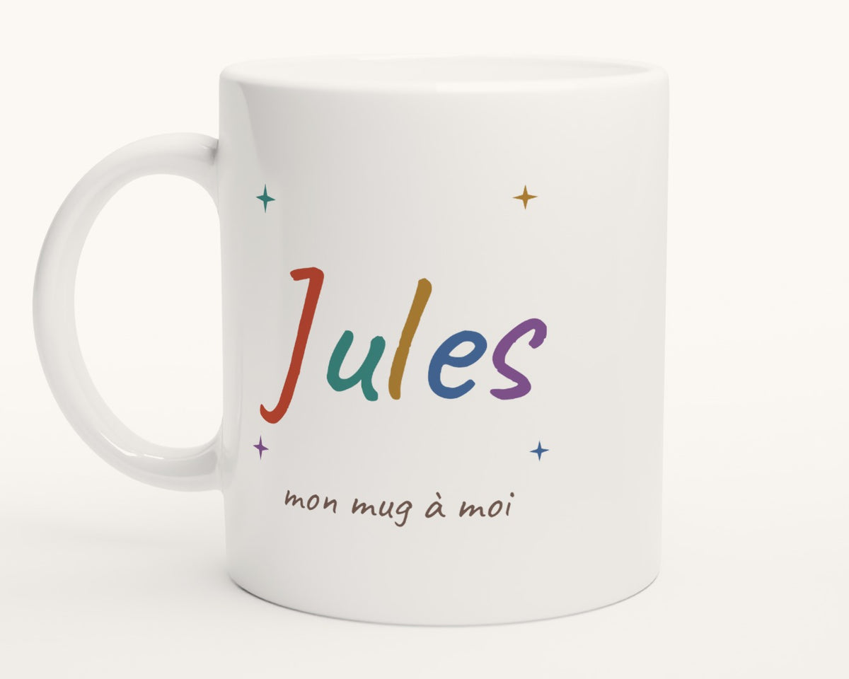 Mug enfant personnalisé avec son prénom – photo produit