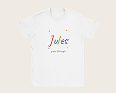 T-shirt enfant personnalisé avec son prénom en couleurs