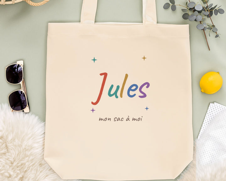 Tote bag enfant personnalisé avec son prénom