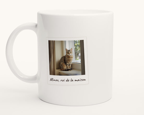 Mug personnalisé avec la photo de votre chat – photo produit