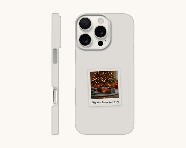 Coque de téléphone personnalisée façon polaroid – coque fine sur iPhone 16 Pro Max