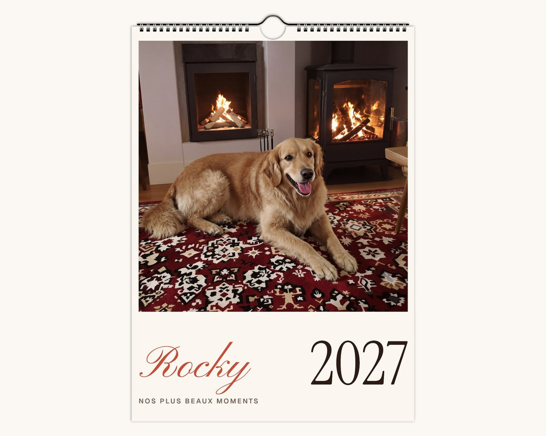 Calendrier photo 2027 de votre chien – couverture