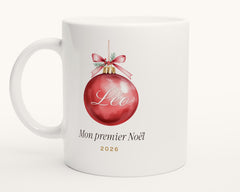 Mug « Mon premier Noël » personnalisé avec prénom