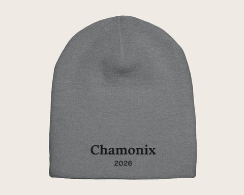 Bonnet brodé ville et année personnalisé