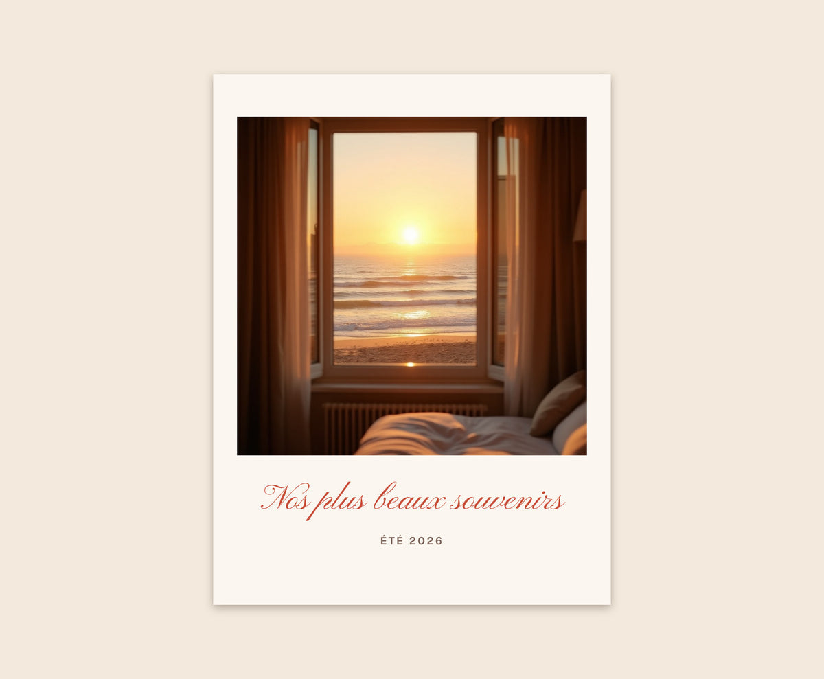 Affiche photo personnalisée avec titre – Affiche 30×40 cm