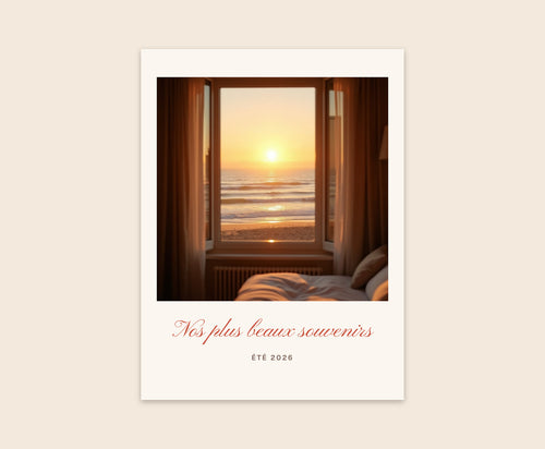 Affiche photo personnalisée avec titre – Affiche 30×40 cm