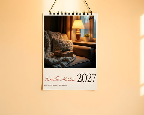 Calendrier photo 2027 personnalisé