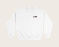 Sweat brodé « Maman depuis… » personnalisé