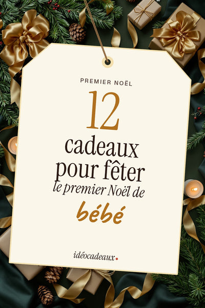 12 idées de cadeaux personnalisés pour le premier Noël de bébé