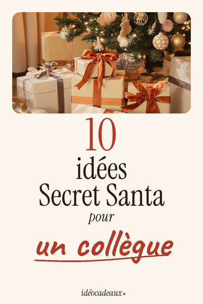 Secret Santa au bureau : 10 idées de cadeaux personnalisés pour un collègue